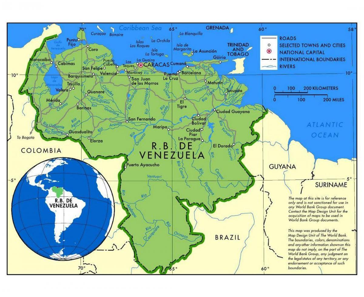 মানচিত্র, মানচিত্র de venezuela